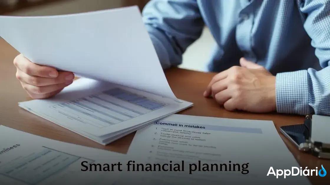 Erros comuns a evitar no planejamento financeiro